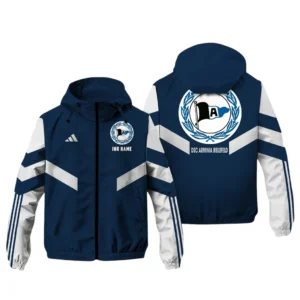 Arminia Bielefeld Bundesliga Adidas Windbreaker Jacket SPO916053, Gift For Fan Arminia Bielefeld - Navy