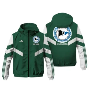 Arminia Bielefeld Bundesliga Adidas Windbreaker Jacket SPO916053, Gift For Fan Arminia Bielefeld - Green