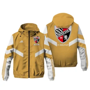 FC Ingolstadt 04 II Bundesliga Adidas Windbreaker Jacket SPO916054, Gift For Fan FC Ingolstadt 04 II - Khaki