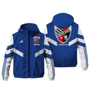 FC Ingolstadt 04 II Bundesliga Adidas Windbreaker Jacket SPO916054, Gift For Fan FC Ingolstadt 04 II - Blue