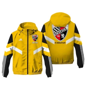 FC Ingolstadt 04 II Bundesliga Adidas Windbreaker Jacket SPO916054, Gift For Fan FC Ingolstadt 04 II - Yellow