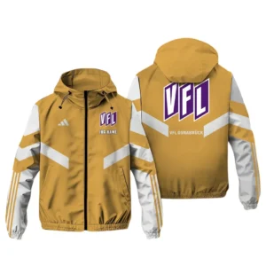 VfL Osnabruck Bundesliga Adidas Windbreaker Jacket SPO916055, Gift For Fan VfL Osnabruck - Khaki