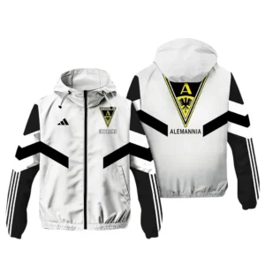Alemannia Aachen Bundesliga Adidas Windbreaker Jacket SPO916056, Gift For Fan Alemannia Aachen - White