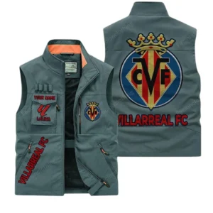Villarreal La Liga Outdoor Sleeveless Vest LALIGA3502062520, Gift For Fan Villarreal - Bean Green