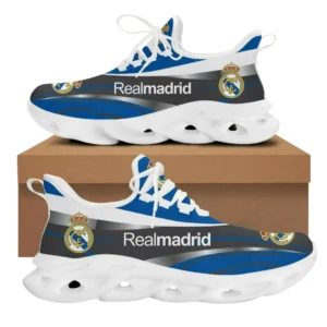 Real Madrid La Liga Max Soul Shoes LALIGA38020720, Gift For Fan Real Madrid - White