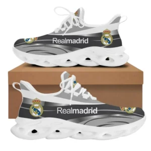 Real Madrid La Liga Max Soul Shoes LALIGA38020737, Gift For Fan Real Madrid - White
