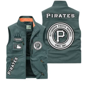 Pittsburgh Pirates MLB Outdoor Sleeveless Vest MLB2202042046, Gift For Fan Pittsburgh Pirates - Bean Green