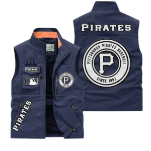 Pittsburgh Pirates MLB Outdoor Sleeveless Vest MLB2202042046, Gift For Fan Pittsburgh Pirates - Dark Blue