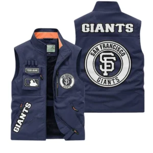 San Francisco Giants MLB Outdoor Sleeveless Vest MLB2202042048, Gift For Fan San Francisco Giants - Dark Blue
