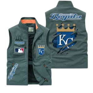 Kansas City Royals MLB Outdoor Sleeveless Vest MLB2302052037, Gift For Fan Kansas City Royals - Bean Green