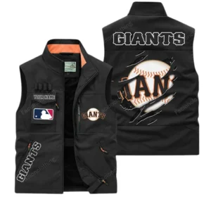 San Francisco Giants MLB Outdoor Sleeveless Vest MLB2302052048, Gift For Fan San Francisco Giants - Black