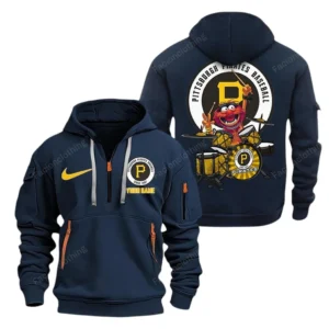 Pittsburgh Pirates MLB Hoodie Half Zipper MLB2502052046, Gift For Fan Pittsburgh Pirates - Navy