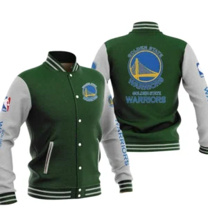 Golden State Warriors Baseball Jacket NBA82210125021 - Gift For Fan Golden State Warriors -Green