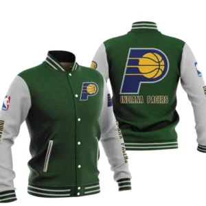Indiana Pacers Baseball Jacket NBA82210125023 - Gift For Fan Indiana Pacers -Green
