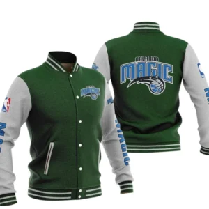 Orlando Magic Baseball Jacket NBA82210125033 - Gift For Fan Orlando Magic -Green