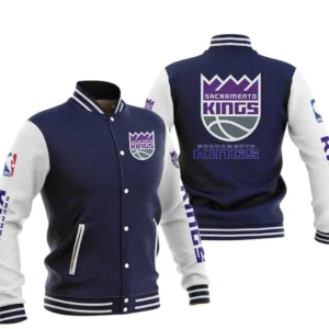 Sacramento Kings Baseball Jacket NBA82210125037 - Gift For Fan Sacramento Kings -Navy