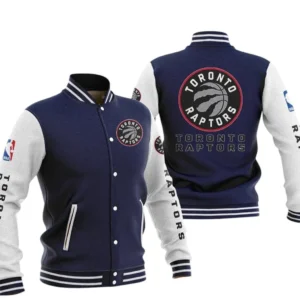 Toronto Raptors Baseball Jacket NBA82210125038 - Gift For Fan Toronto Raptors -Navy