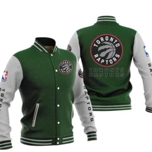 Toronto Raptors Baseball Jacket NBA82210125038 - Gift For Fan Toronto Raptors -Green