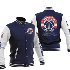 Washington Wizards Baseball Jacket NBA82210125040 - Gift For Fan Washington Wizards -Navy