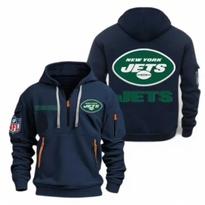 New York Jets NFL Hoodie Half Zipper NFL91020725559, Gift For Fan New York Jets - Navy