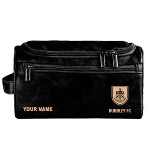 Burnley Leather Toiletry Bag, All Over Print Leather Toiletry Bag Burnley - Black DEPL5405092062