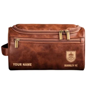 Burnley Leather Toiletry Bag, All Over Print Leather Toiletry Bag Burnley - Red Brown DEPL5405092062