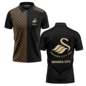 Swansea City Polo Shirt Classic Style Custom Name Shirt EPL03042225128