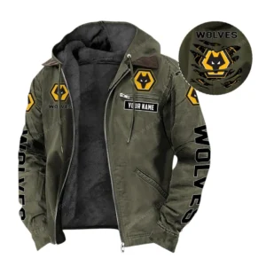 Wolverhampton Wanderers Hooded And Flannel Hoodie, All Over Print Hoodie For Wolverhampton Wanderers Fans EPL05051225671 - Green