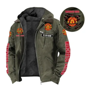 Manchester United Hooded And Flannel Hoodie, All Over Print Hoodie For Manchester United Fans EPL05051225675 - Green