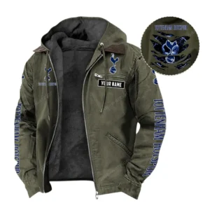 Tottenham Hotspur Hooded And Flannel Hoodie, All Over Print Hoodie For Tottenham Hotspur Fans EPL05051225681 - Green