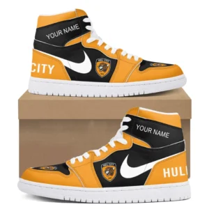 Hull City Air Jordan 1 High Sneakers, Nike Sneakers For Hull City Fans EPL16042525703