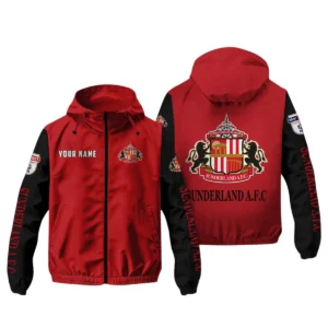 Sunderland Outdoor Waterproof Jacket, Windbreaker Jacket For Sunderland Fans EPL25042525333