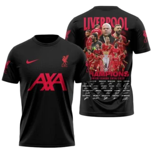 Liverpool T-Shirt Premier League Champions 2025 Unisex Shirts EPL38050525119