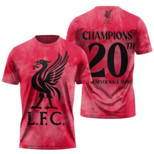 Liverpool T-Shirt Premier League Champions 2025 Unisex Shirts EPL38050525132