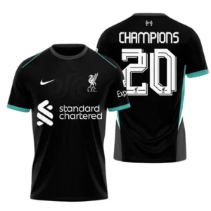 Liverpool T-Shirt Premier League Champions 2025 Unisex Shirts EPL38050525205