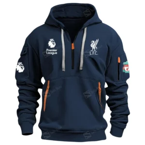 Liverpool Hoodie Half Zip Premier League Champions 2025 EPL40050825890 - Navy
