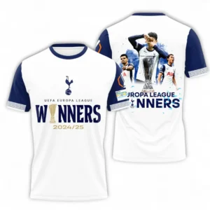 Tottenham Hotspur T-Shirt Champions UEFA Europa 2025 EPL81052225483