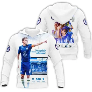 Chelsea César Azpilicueta Hoodie Champions UEFA Conference League 2025 EPL93052925784