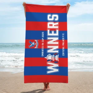 Crystal Palace Beach Towel Champions FA Cup 24-25 FA02052125005