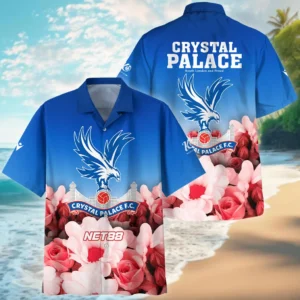 Crystal Palace Hawaiian Shirt Premier League 2025 Print All The Way, Gift For Fan Crystal Palace HVN1001CP05072025HAW