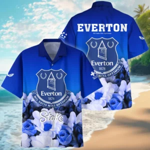 Everton Hawaiian Shirt Premier League 2025 Print All The Way, Gift For Fan Everton HVN1001EV05072025HAW