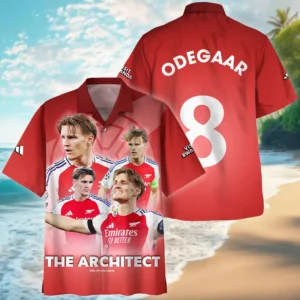 Martin Odegaard Hawaiian Shirt Premier League 2025 Gift For Fan Martin Odegaard HVN1003MO05122025HAW