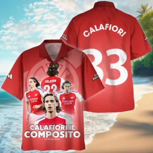 Riccardo Calafiori  Hawaiian Shirt Premier League 2025 Gift For Fan Riccardo Calafiori  HVN1003RC05122025HAW
