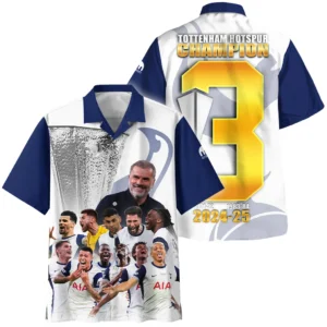 Tottenham Hotspur Hawaiian Shirt UEFA Europa 2025 For Fan Tottenham Hotspur HVN1007C2CHAMP052225HAW