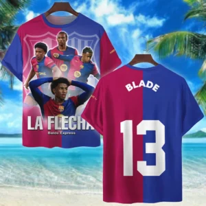 Alejandro Balde T-Shirt Laliga 2025 For Fan Alejandro Balde HVN1009AB05152025TS3D