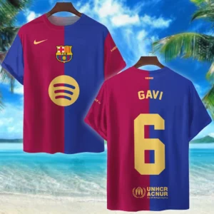 Gavi T-Shirt La Liga 2025 For Fan Gavi HVN1010BGA05162025