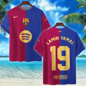 Lamine Yamal T-Shirt La Liga 2025 For Fan Lamine Yamal HVN1010BLY05162025