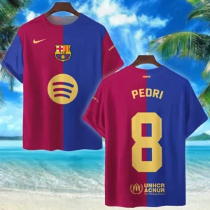 Pedri T-Shirt La Liga 2025 For Fan Pedri HVN1010BPE05162025
