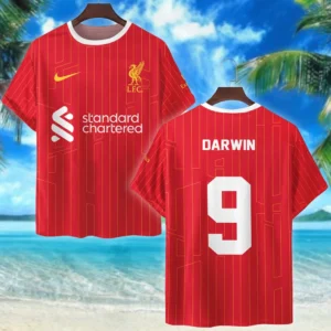 Darwin Nunez T-Shirt Premier League 2025 For Fan Darwin Nunez HVN1010DN05162025
