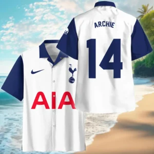 Archie Gray Hawaiian  Shirt Tottenham Hotspur UEFA Europa 2025 For Fan Archie Gray HVN1010UEFAAG052225HAW